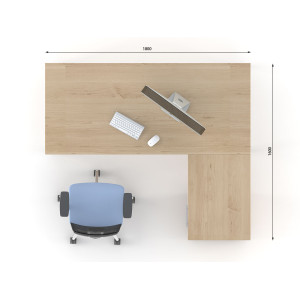 Офисный стол Озон-1. Photo 2