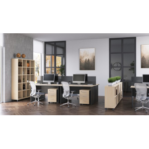 Офисный стол Атрибут, комплект-1. Photo 2