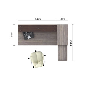 Стойка ресепшн Идеал комплект 2. Photo 3