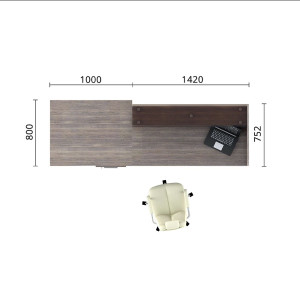 Стойка администратора Идеал комплект 3. Photo 3